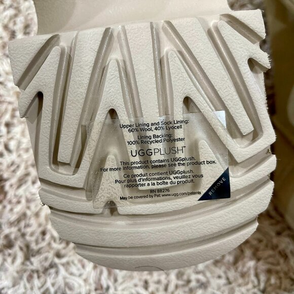 UGG Women’s Classic Ultra Mini New Heights Platform Boots Mustard Seed, Size 11 - Picture 12 of 16